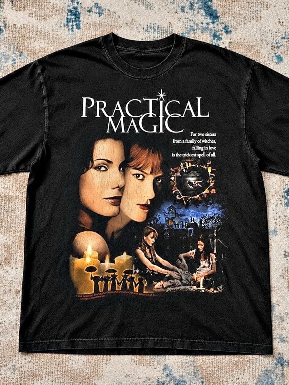Practical Magic graphic tee Graphic Tee in Black Like New